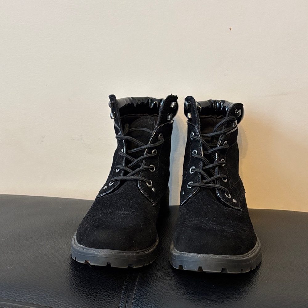 Call It Spring Black Combat Boots